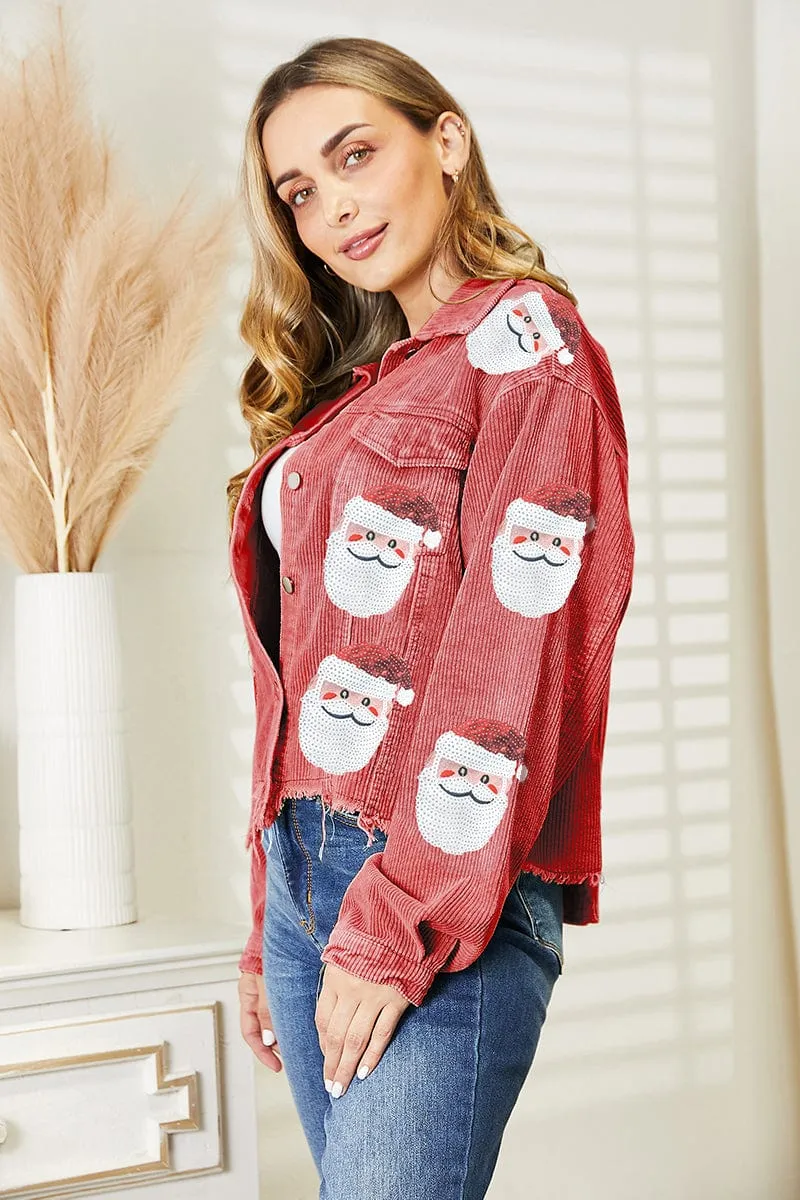 Sequin Raw Hem Jacket sold by Unique Kulture product image thumbnail 5