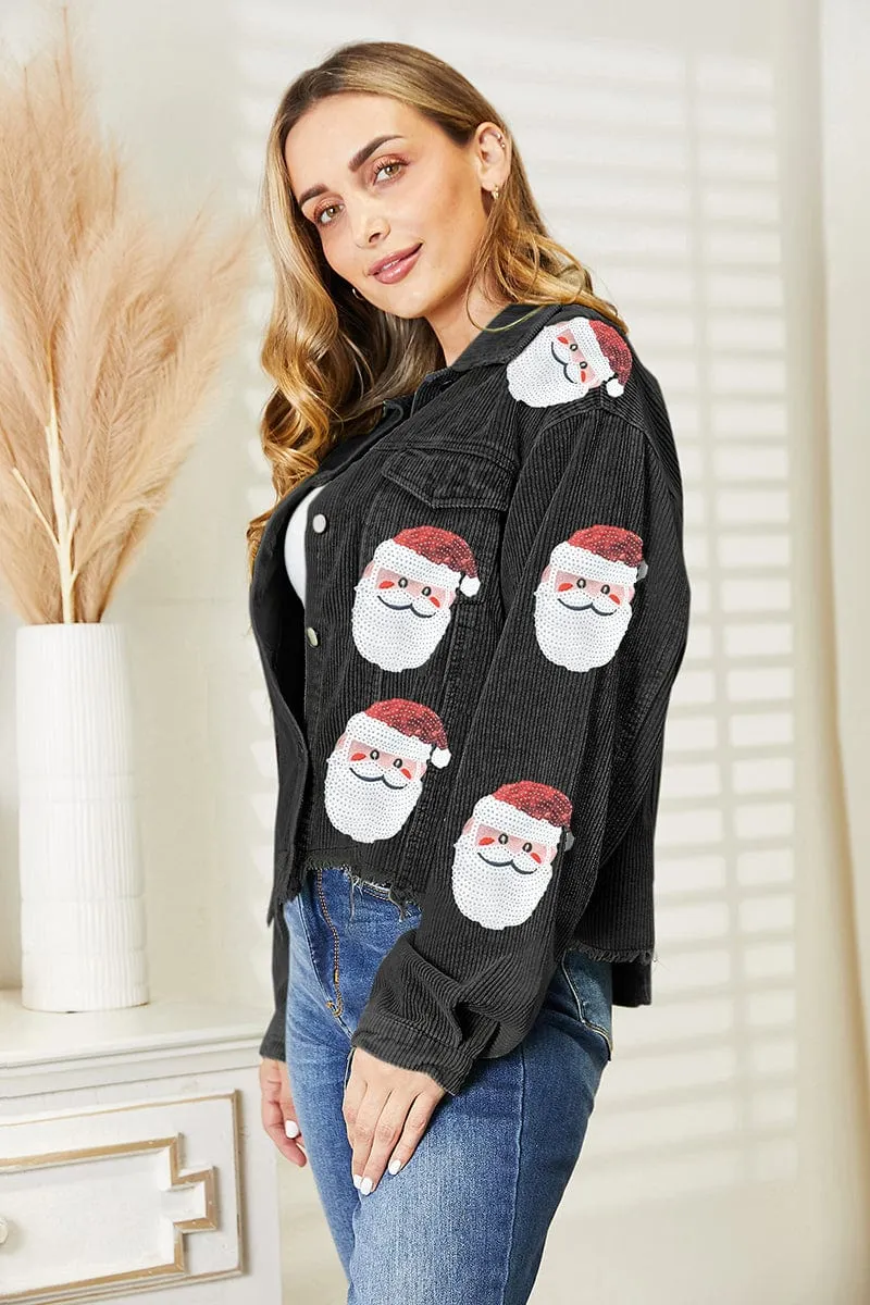 Sequin Raw Hem Jacket sold by Unique Kulture product image thumbnail 3