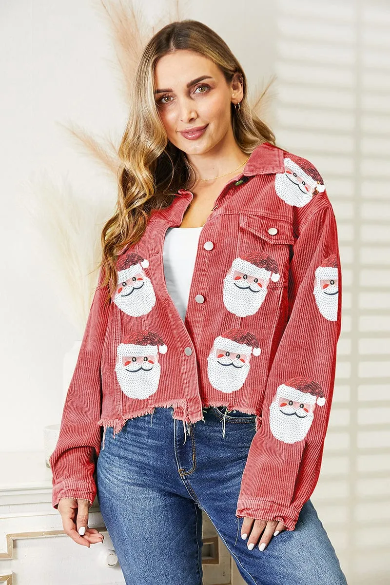 Sequin Raw Hem Jacket sold by Unique Kulture product image thumbnail 4