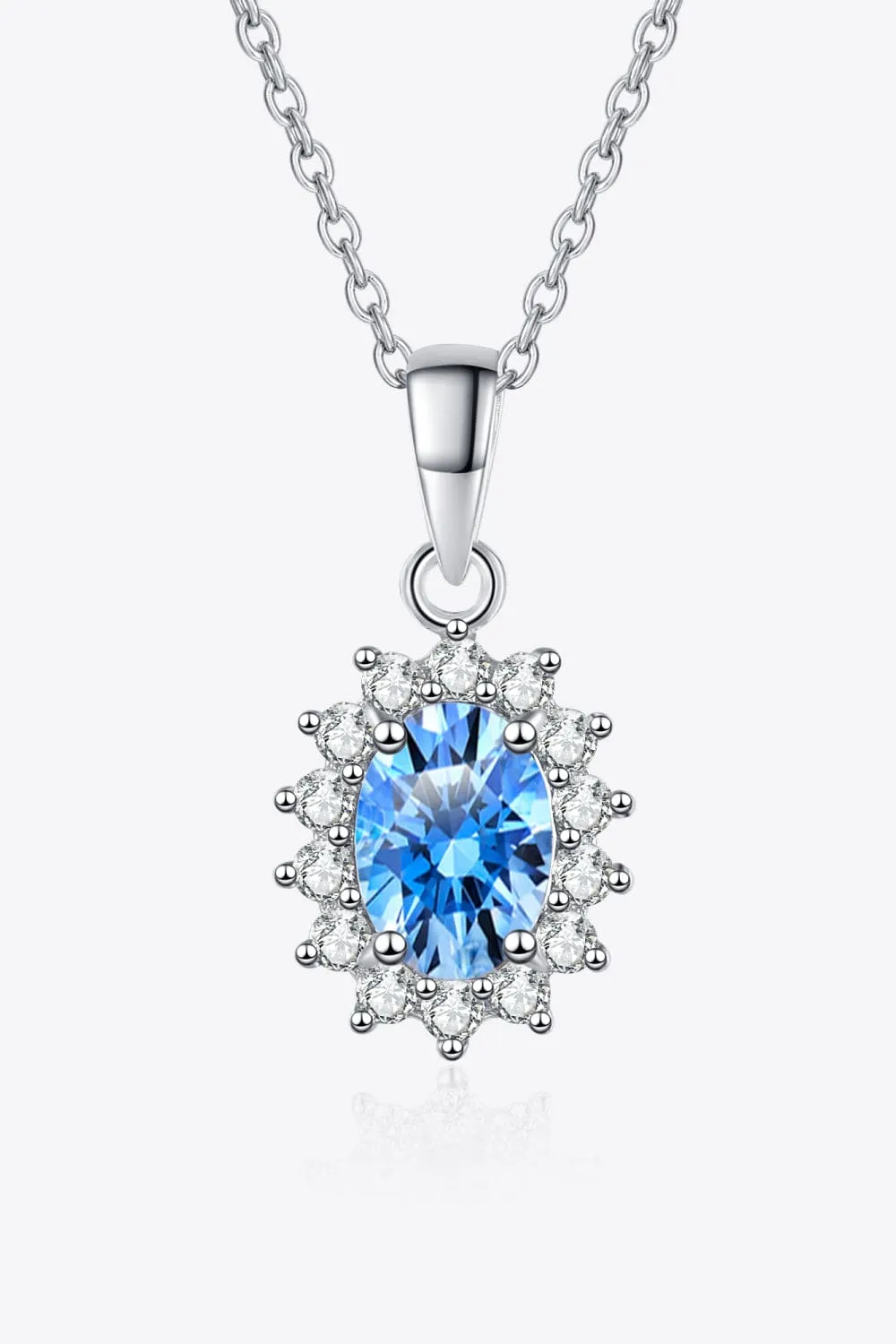 1 Carat Moissanite 925 Sterling Silver Necklace sold by Unique Kulture