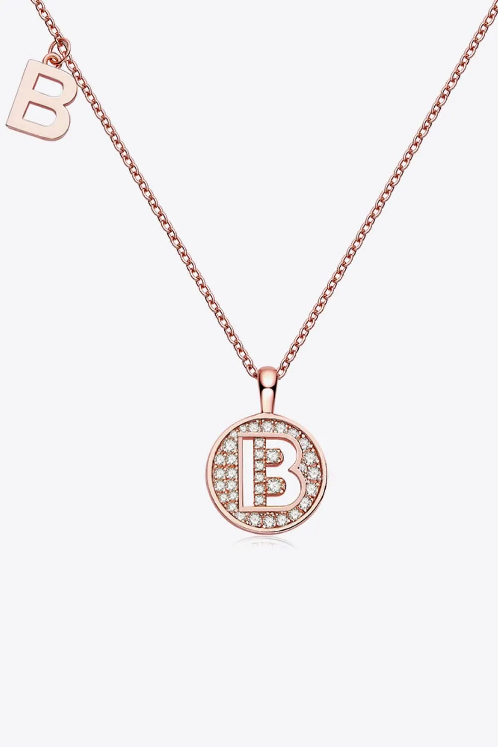 Moissanite A to J Pendant Necklace sold by Unique Kulture product image thumbnail 4