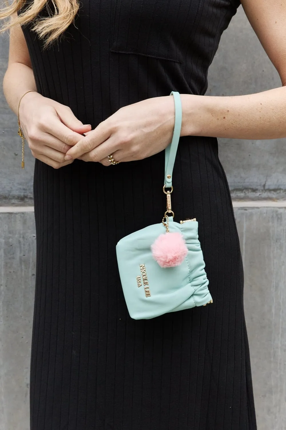 Nicole Lee USA Faux Leather Pouch sold by Unique Kulture
