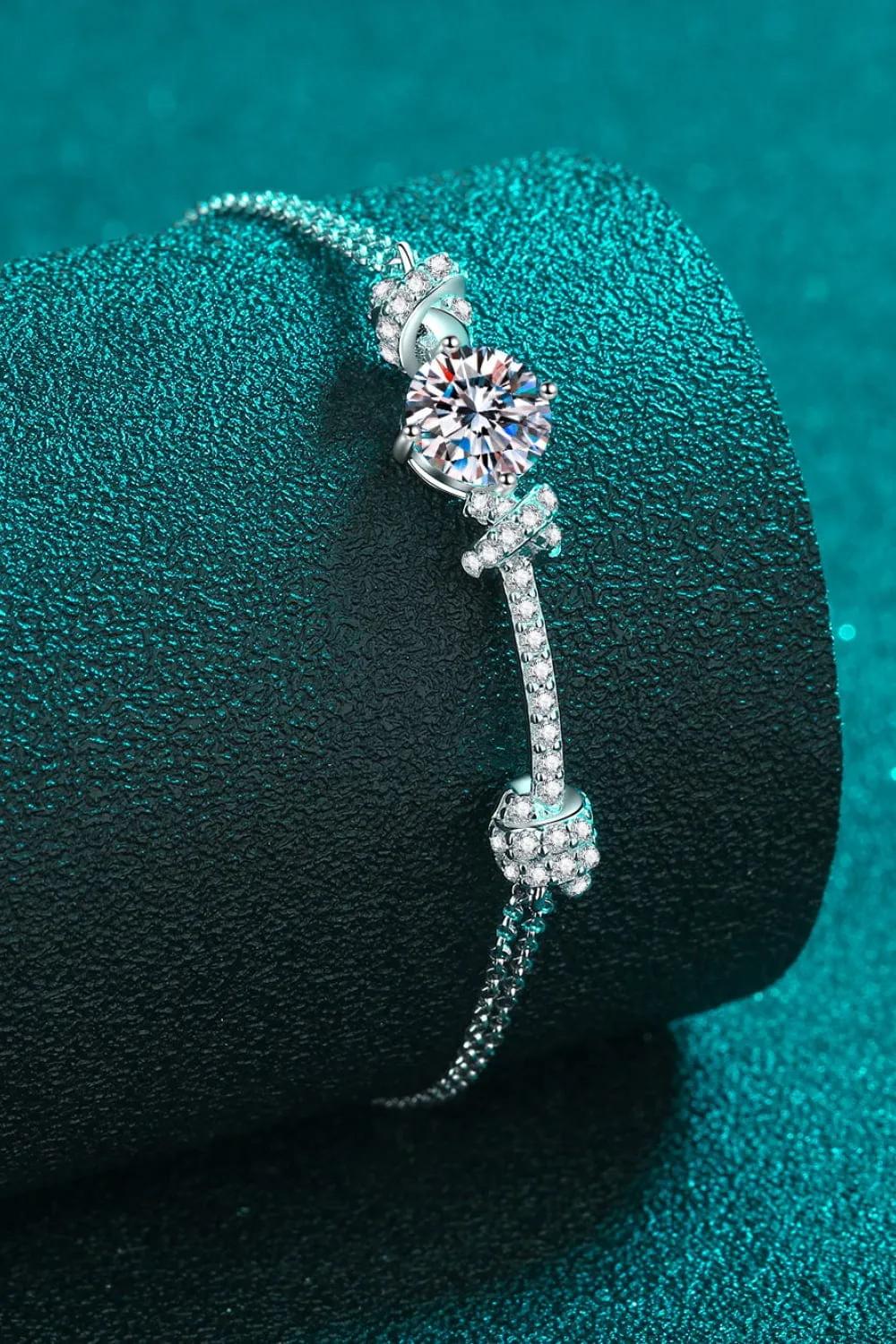 2 Carat Moissanite 925 Sterling Silver Bracelet sold by Unique Kulture