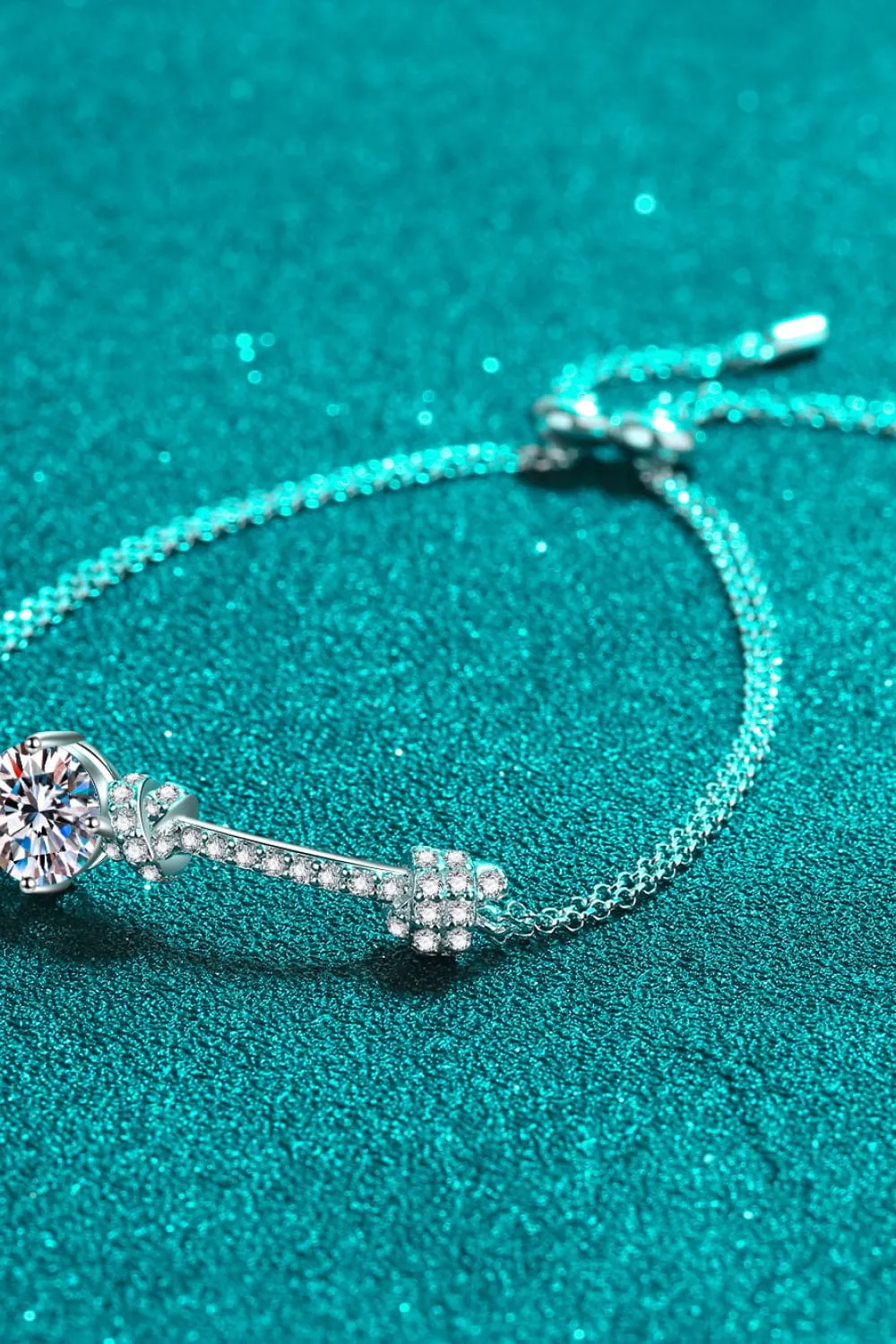 2 Carat Moissanite 925 Sterling Silver Bracelet sold by Unique Kulture product image thumbnail 5