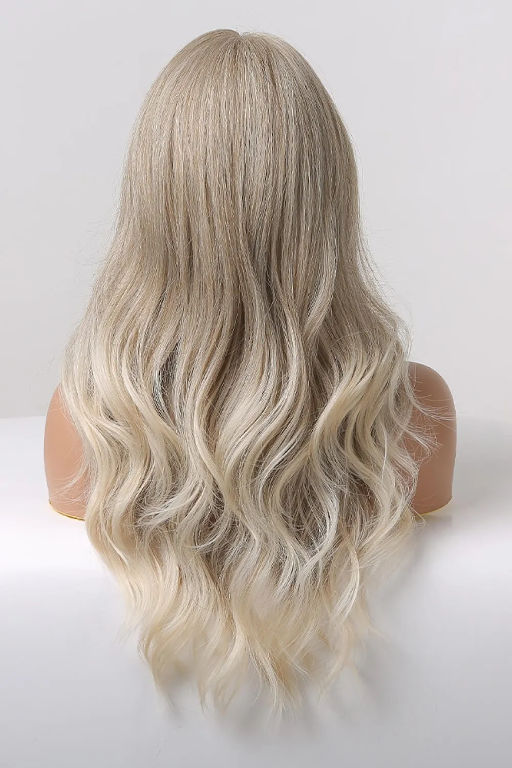 13*2" Lace Front Wigs Synthetic Long Wave 24" 150% Density in Medium Blonde Highlights sold by Unique Kulture product image thumbnail 2