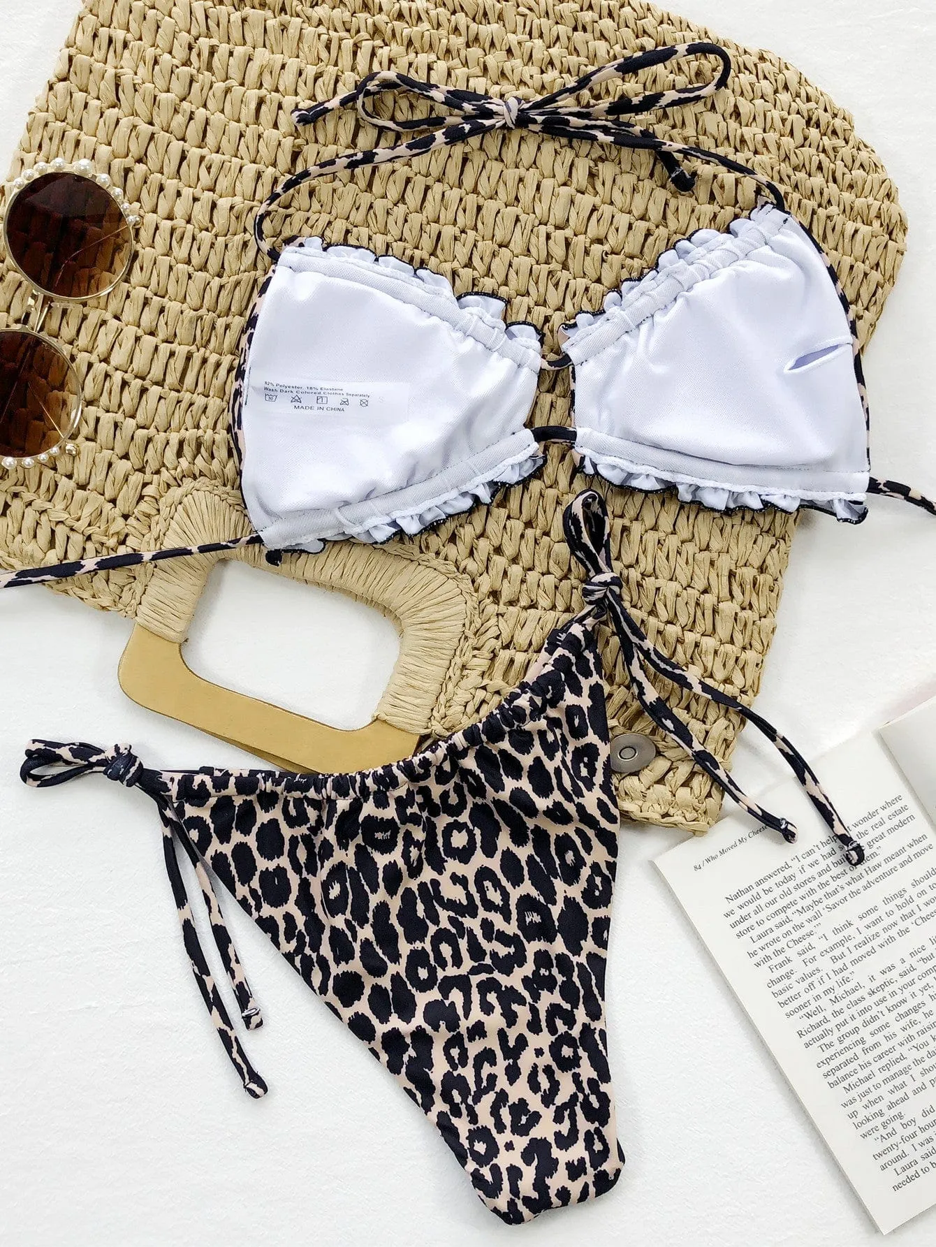 Frill Trill Halter Neck Bikini Set sold by Unique Kulture product image thumbnail 5