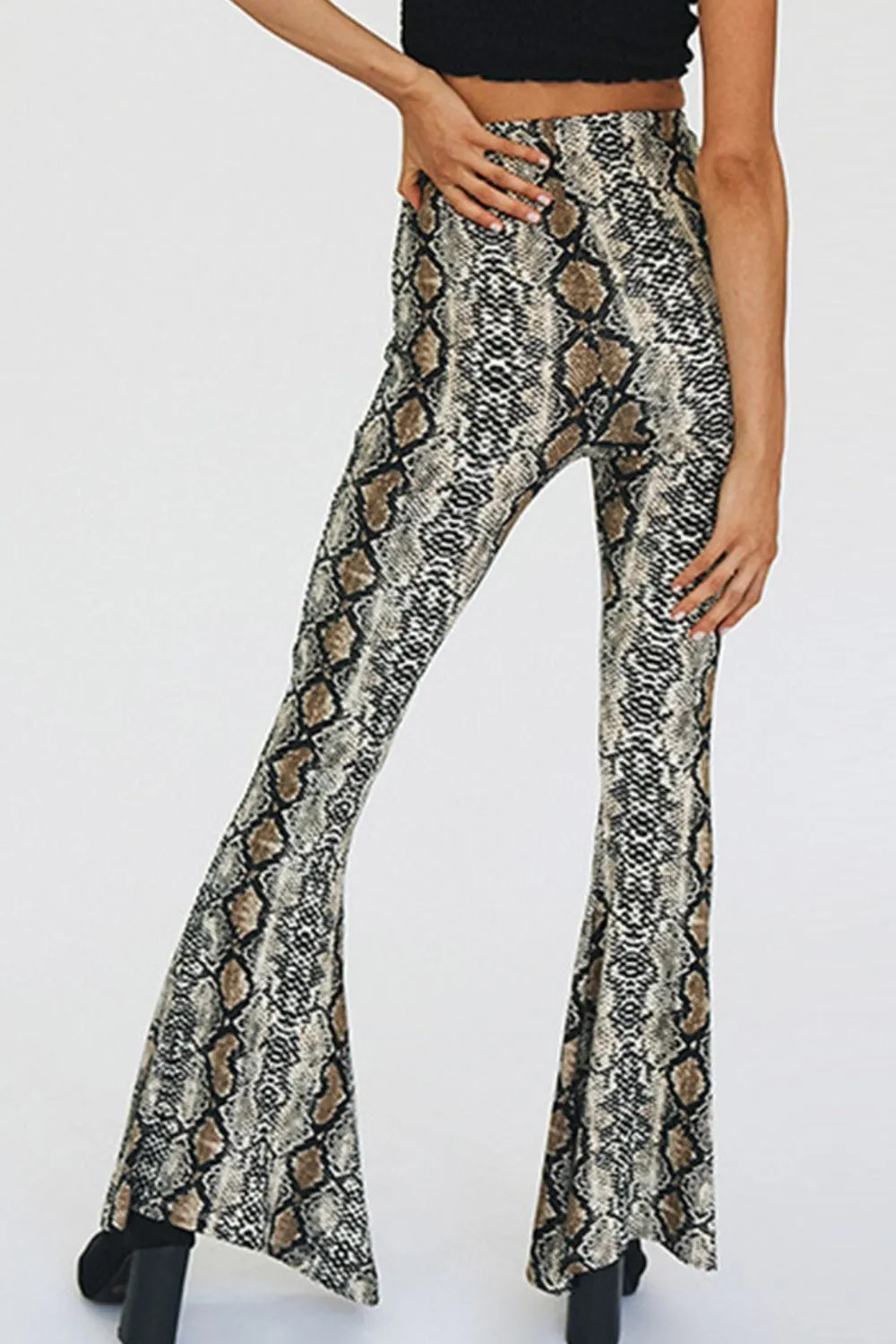 Snakeskin Print Flare Pants sold by Unique Kulture product image thumbnail 2