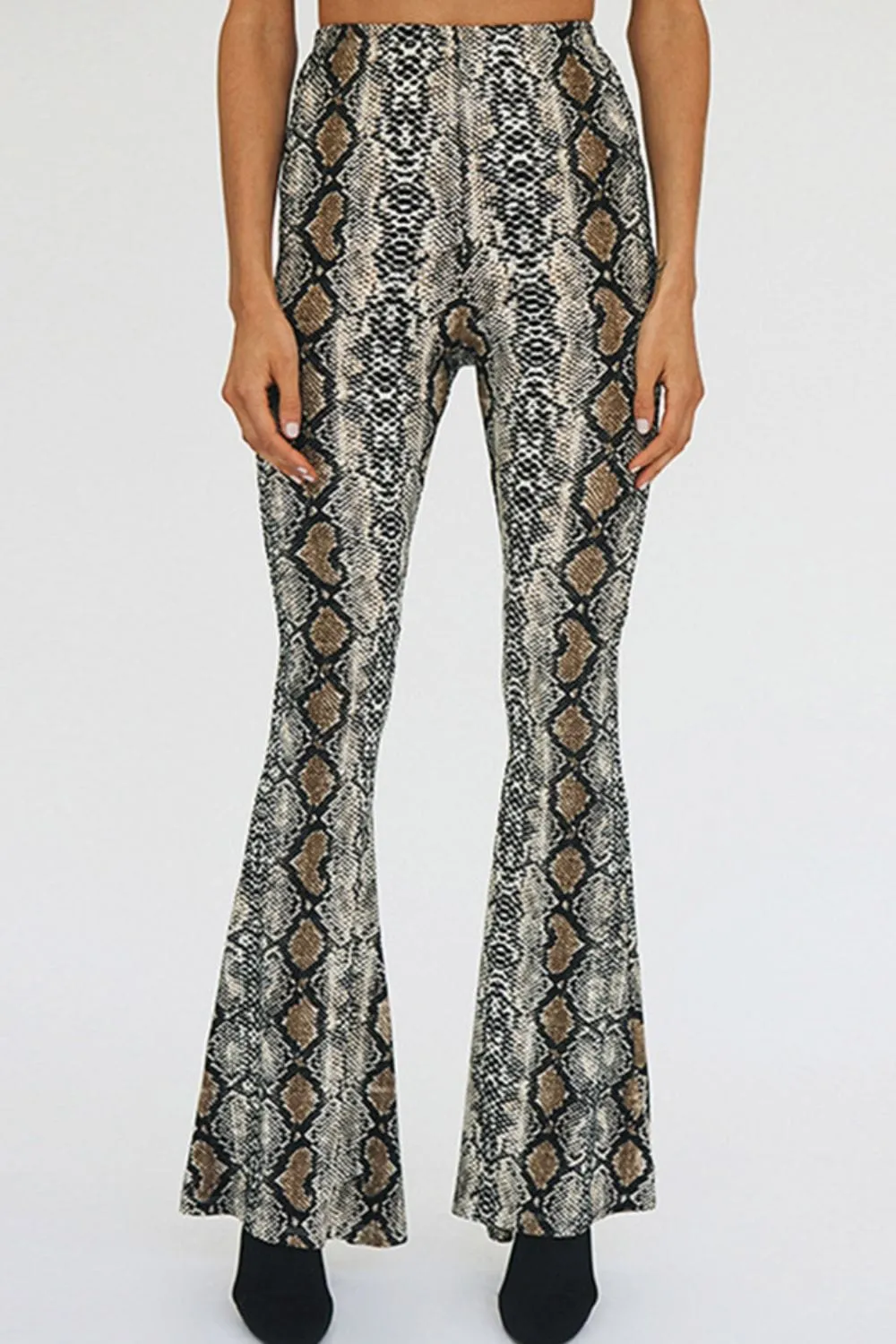 Snakeskin Print Flare Pants sold by Unique Kulture product image thumbnail 3