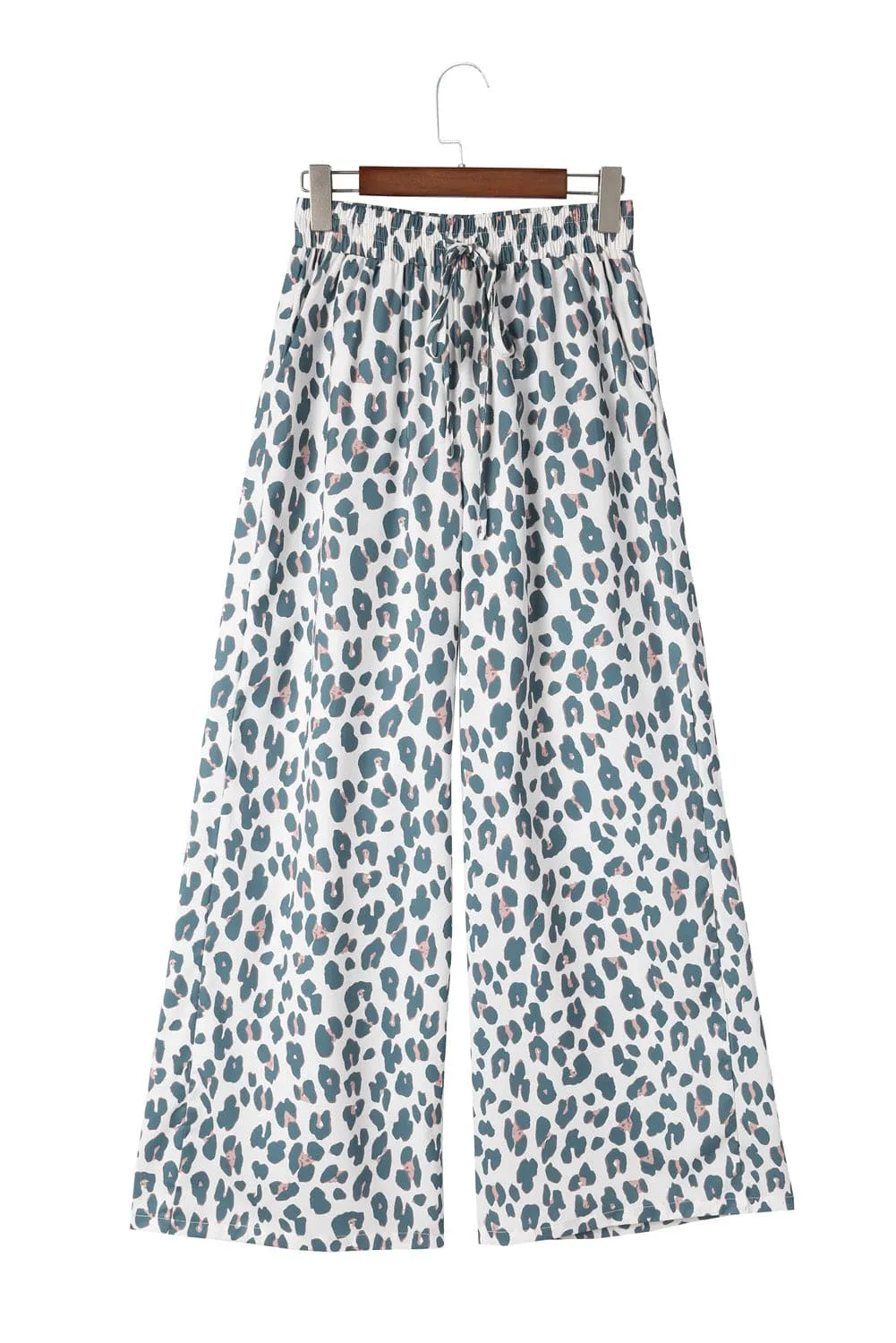 Leopard Drawstring Waist Culottes sold by Unique Kulture product image thumbnail 3