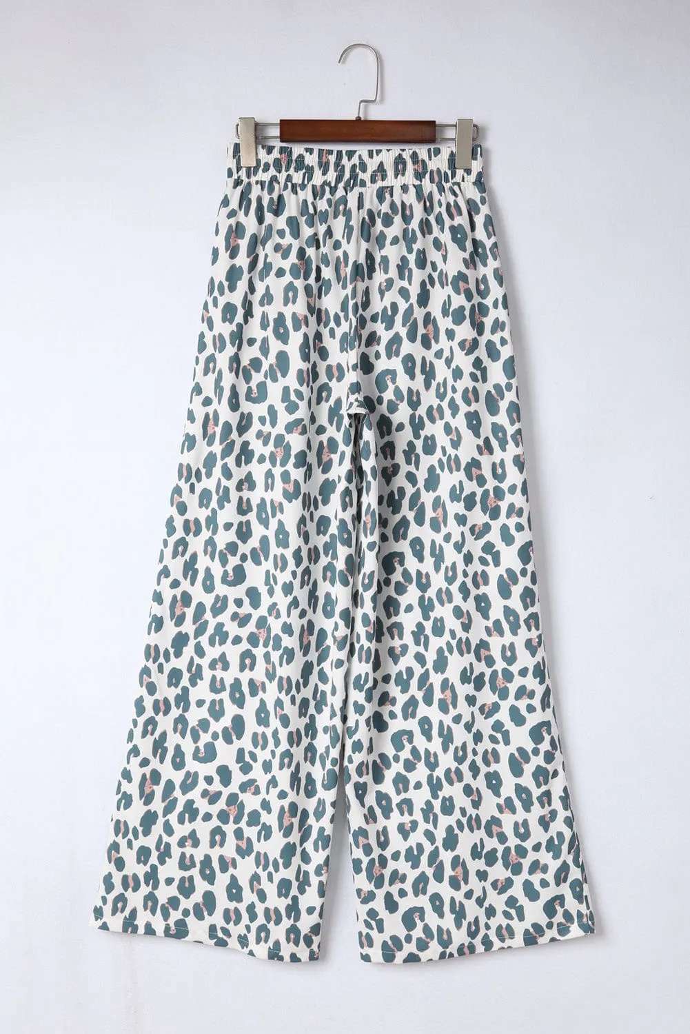 Leopard Drawstring Waist Culottes sold by Unique Kulture product image thumbnail 2