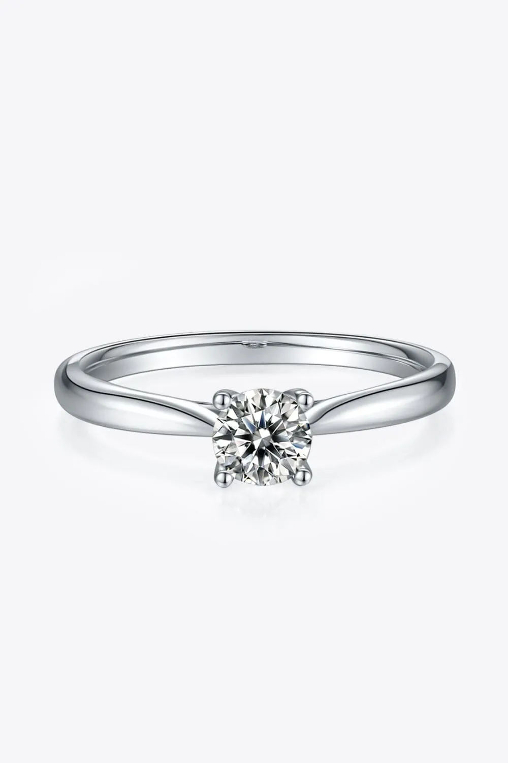 Moissanite 925 Sterling Silver Solitaire Ring sold by Unique Kulture product image thumbnail 5