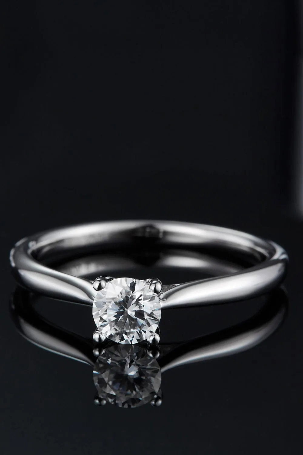 Moissanite 925 Sterling Silver Solitaire Ring sold by Unique Kulture product image thumbnail 2