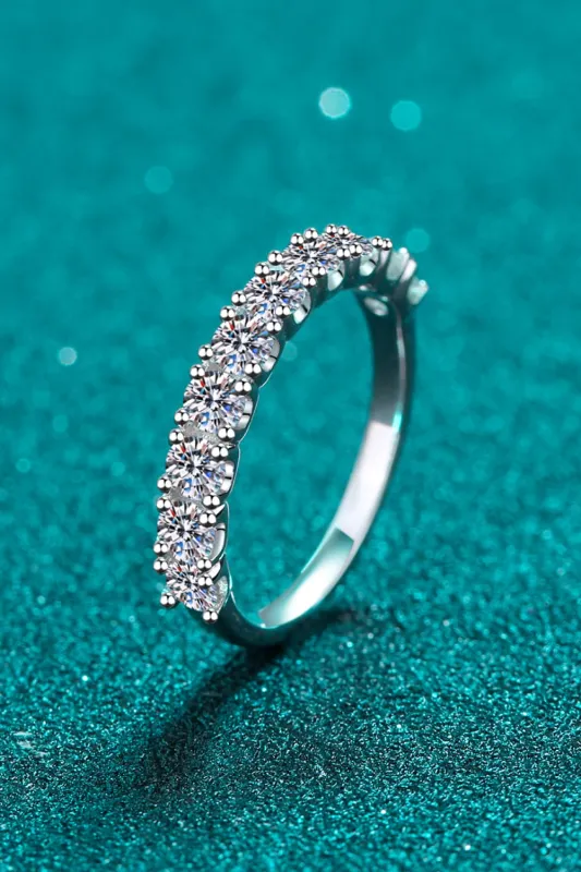 1 Carat Moissanite Half-Eternity Ring sold by Unique Kulture