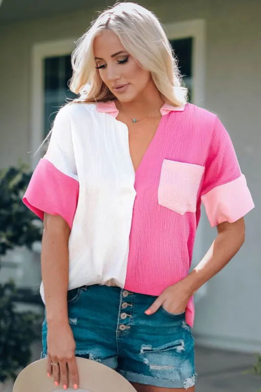 Color Block Top sold by Unique Kulture