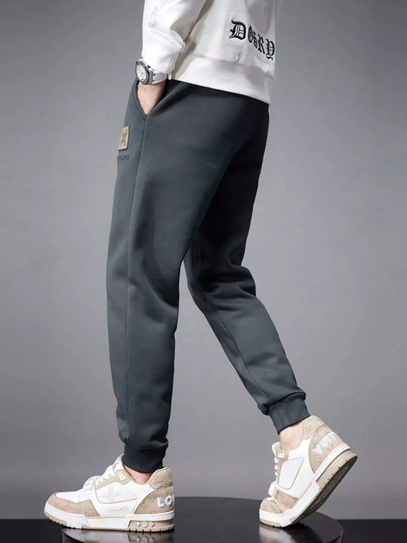 Men's Casual Loose Fit Joggers sold by Unique Kulture product image thumbnail 3