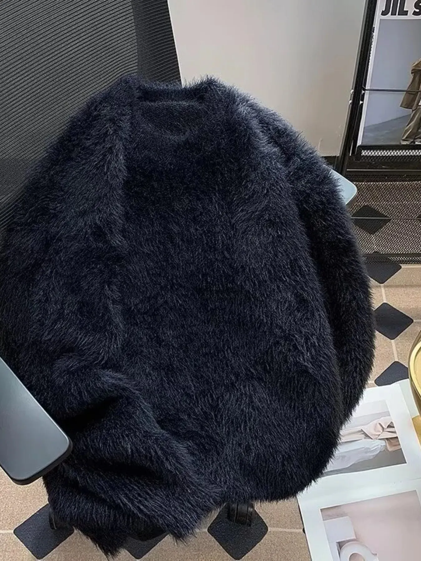 Men's Fluffy Knit Pullover Sweater sold by Unique Kulture product image thumbnail 5