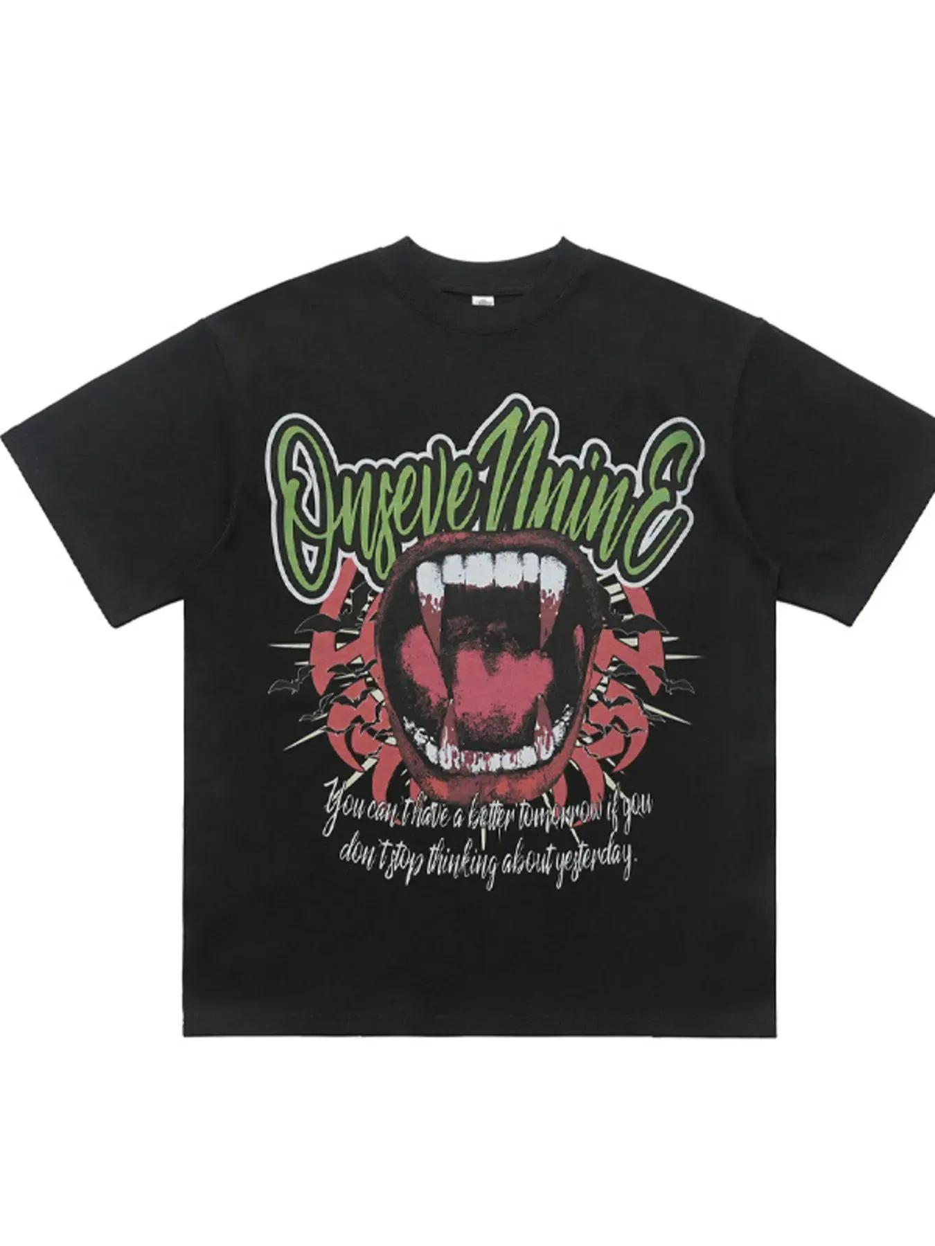 Men's Graphic Round Neck Oversized T-Shirt sold by Unique Kulture product image thumbnail 5