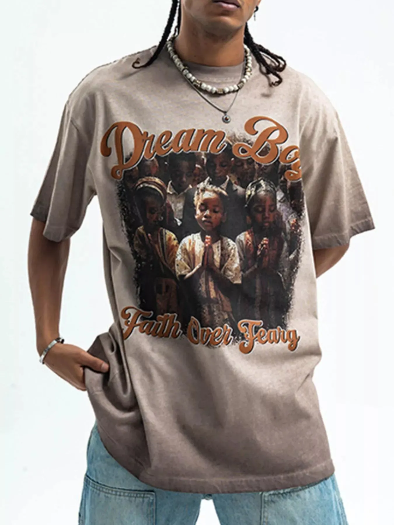 Men's Graphic Round Neck Short Sleeve T-Shirt sold by Unique Kulture