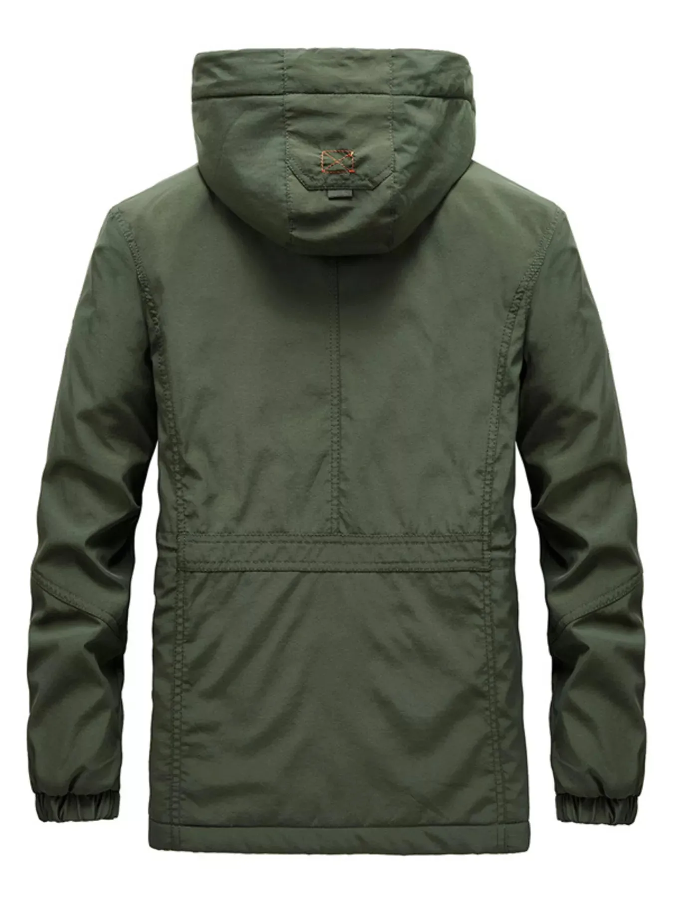 Men's Plus Size Zip Up Warm Hooded Parka Jacket sold by Unique Kulture product image thumbnail 2