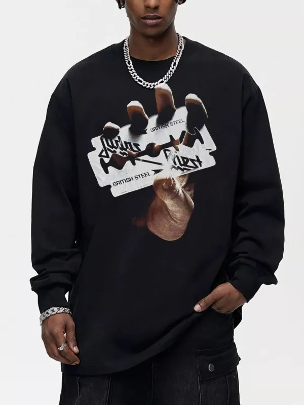 Men's Graphic Long Sleeve T-Shirt sold by Unique Kulture
