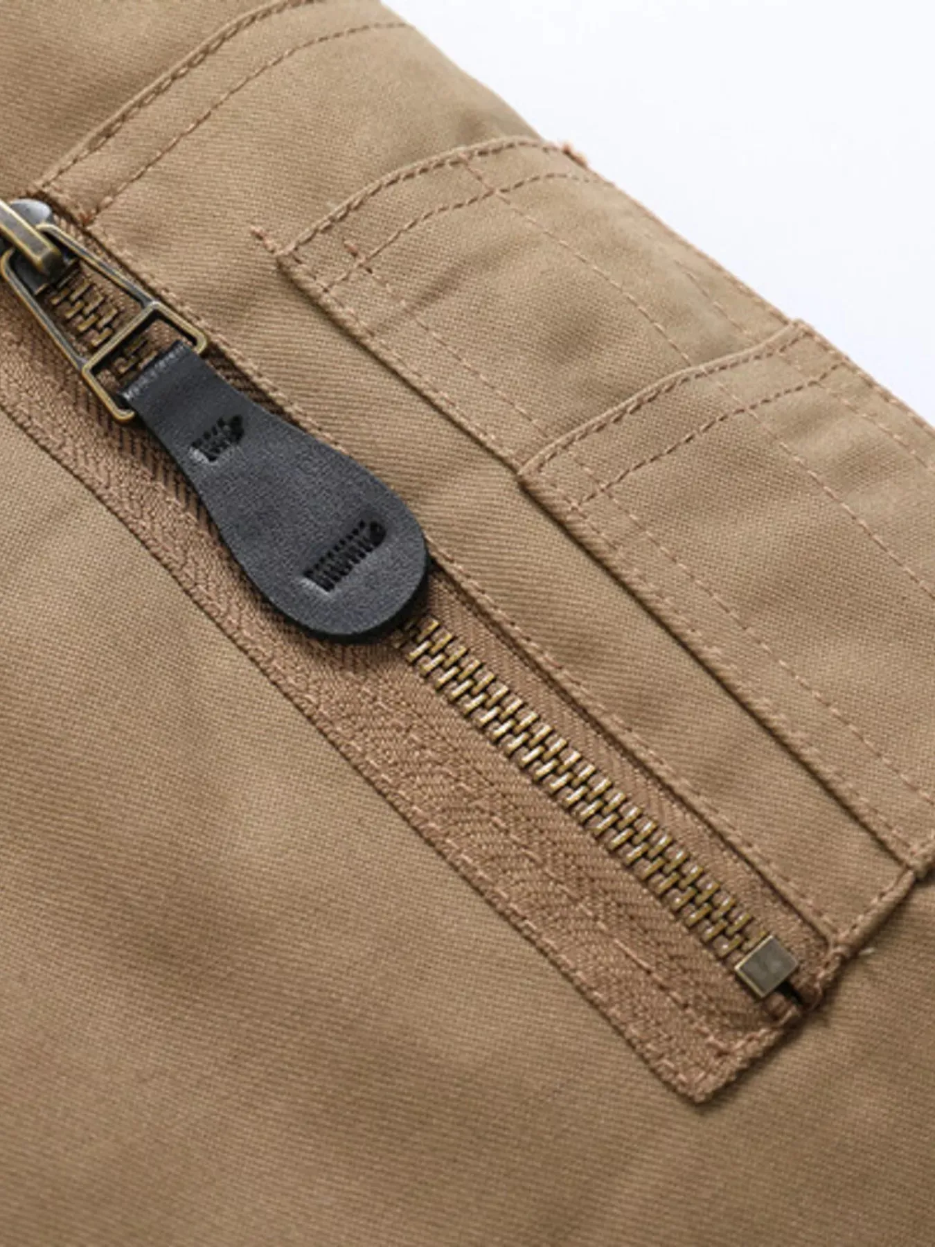 Men's Full Size Vintage Fur Collar Zip Up Jacket Plus Size sold by Unique Kulture product image thumbnail 5