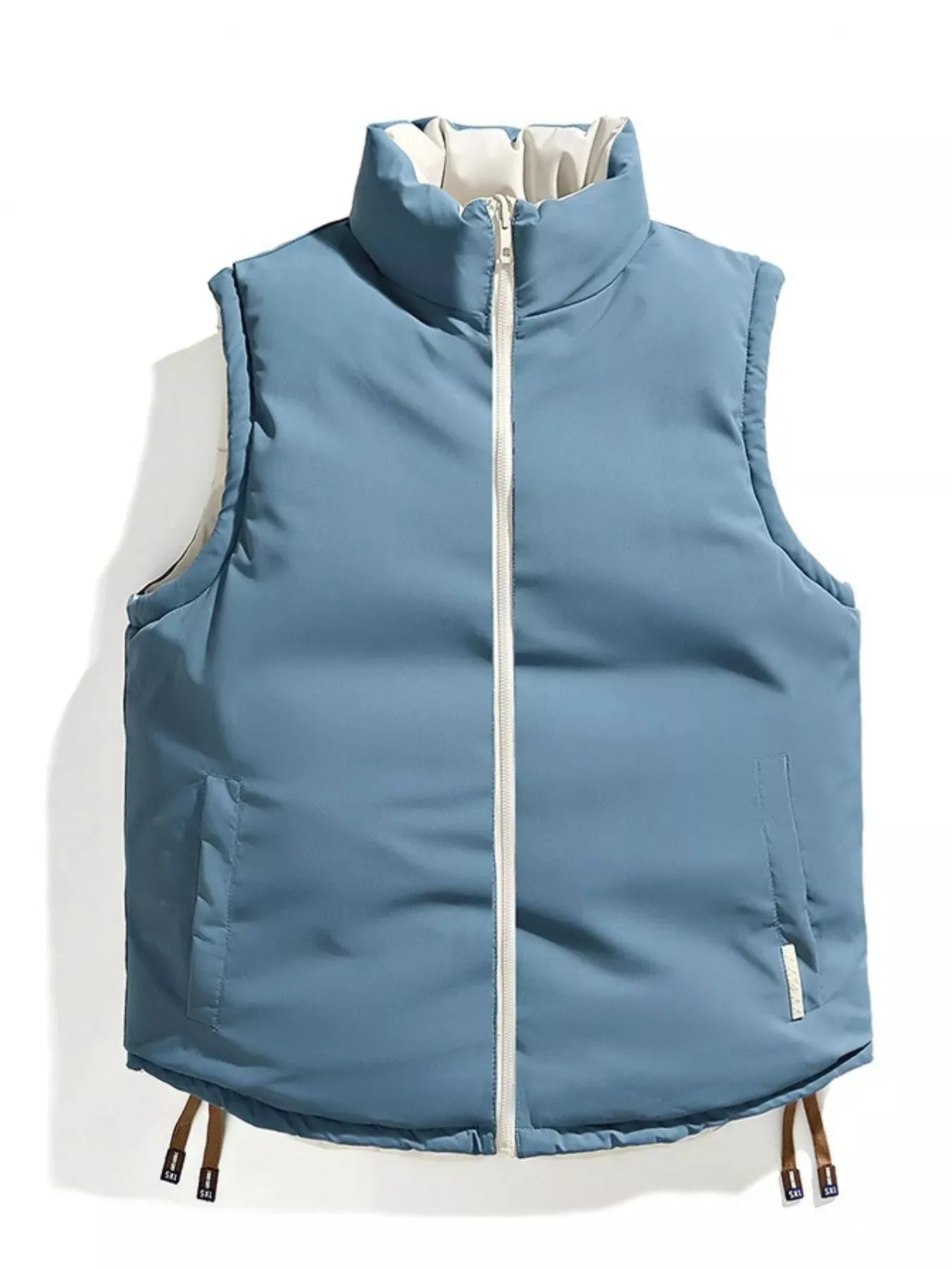 Men's Plus Size Sleeveless Padded Puffer Vest sold by Unique Kulture product image thumbnail 4