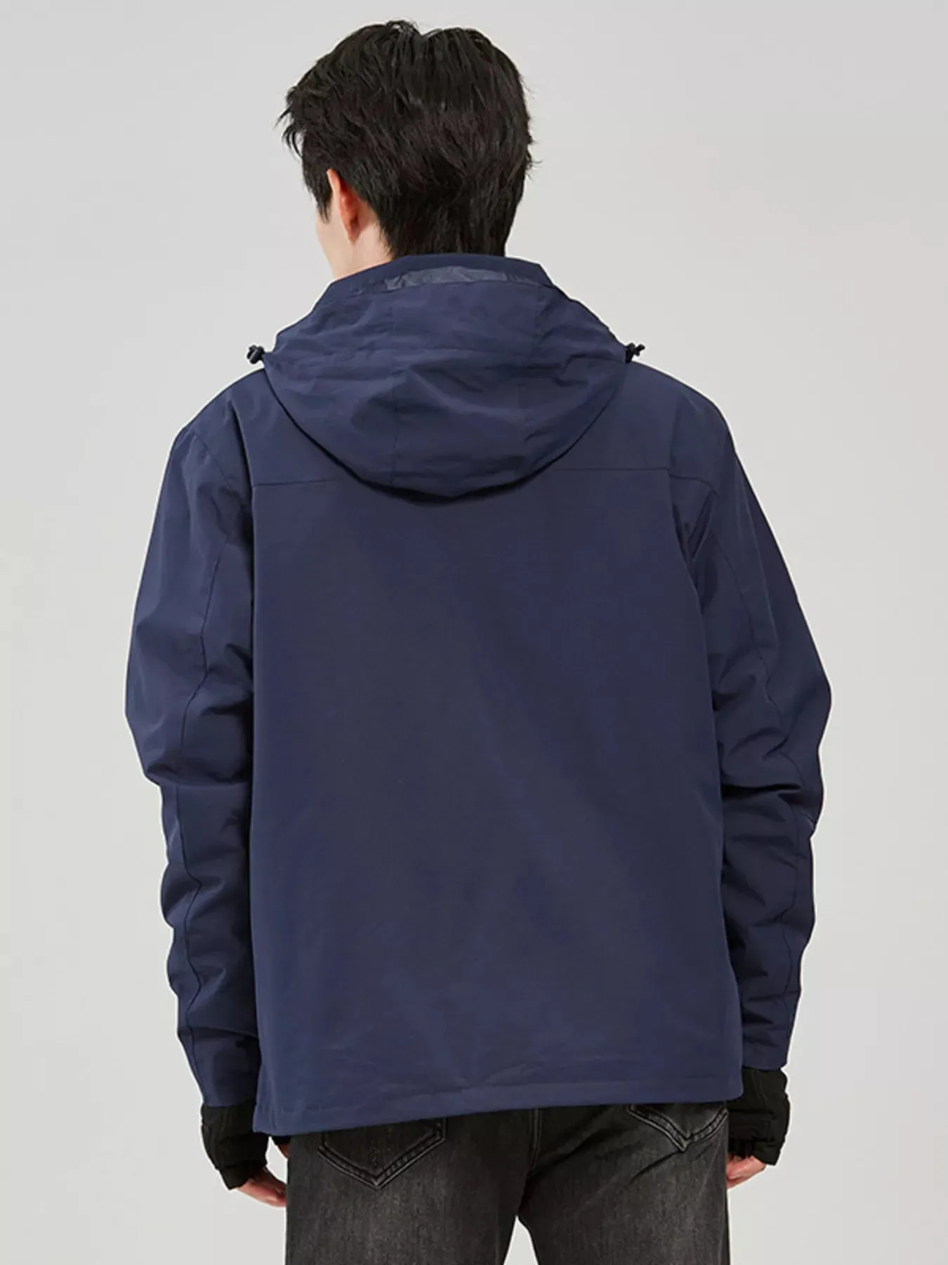 Men's Full Size Zip Up Hooded Jacket Plus Size sold by Unique Kulture product image thumbnail 3