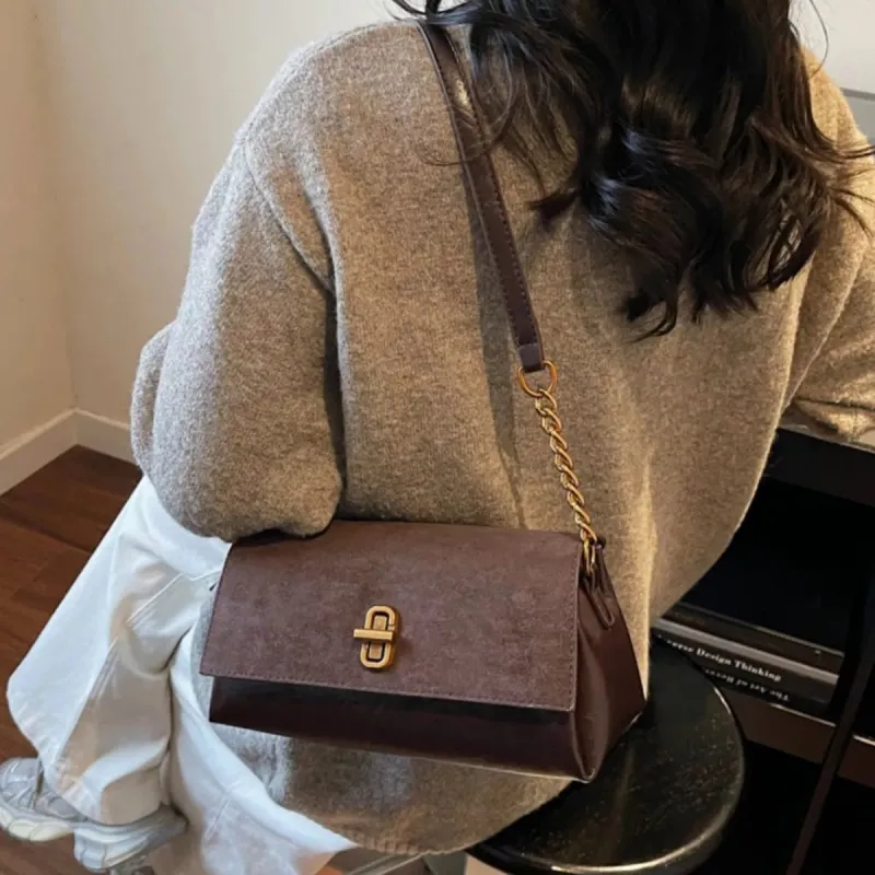 Chain Strap Flap Shoulder Bag sold by Unique Kulture