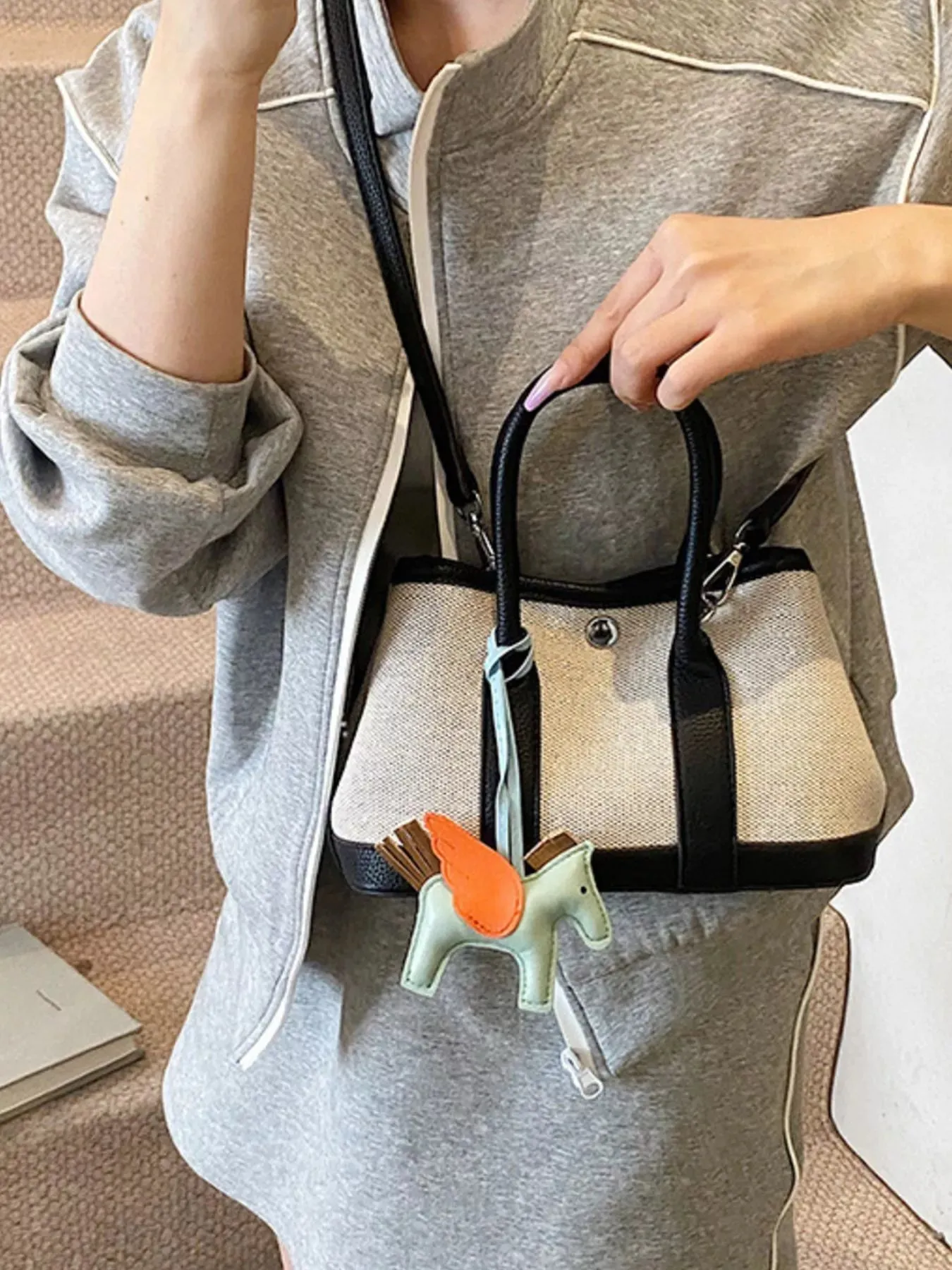 Contrast Crossbody Bag sold by Unique Kulture product image thumbnail 3