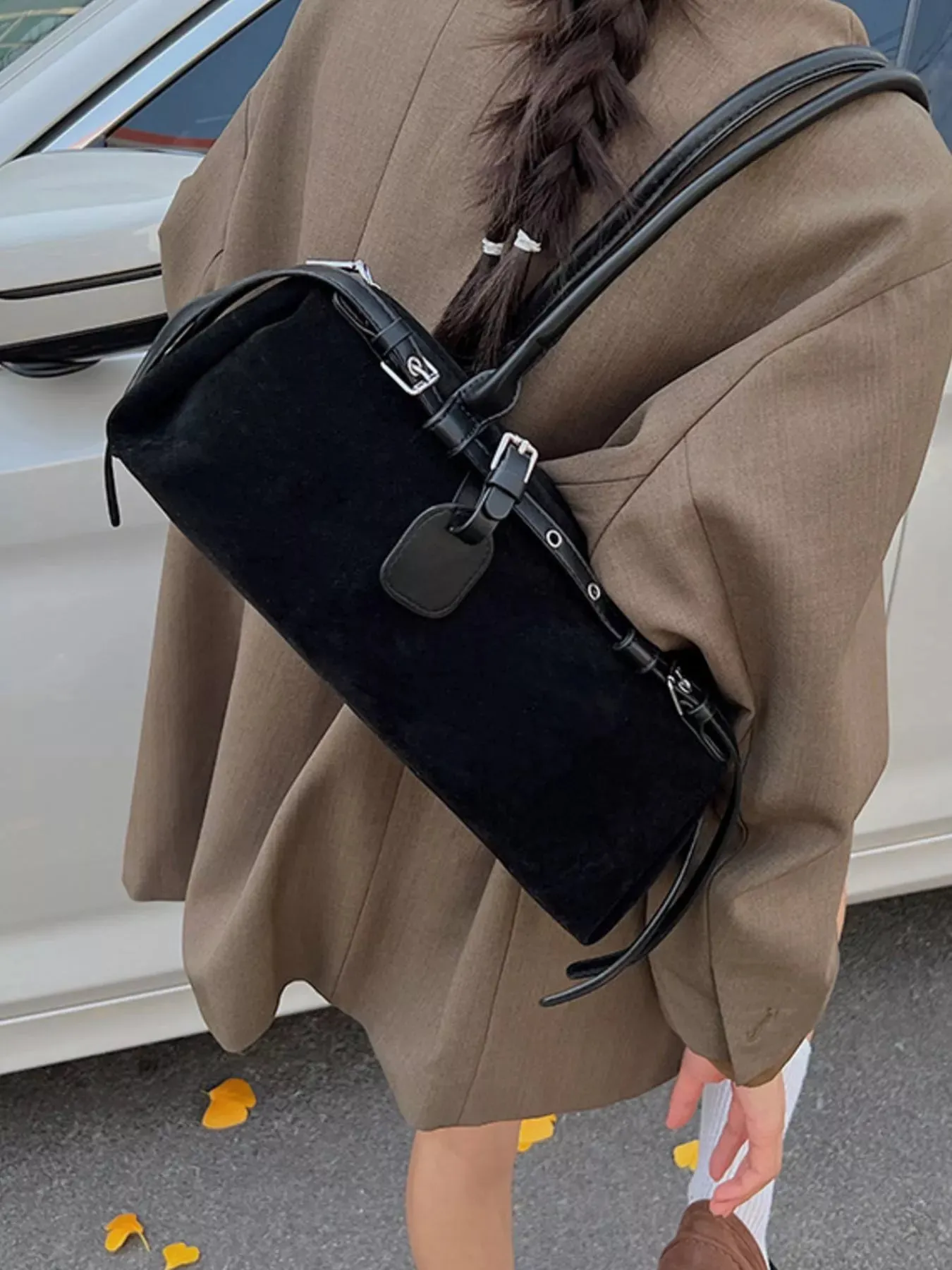 Buckle Decor Shoulder Bag sold by Unique Kulture product image thumbnail 3