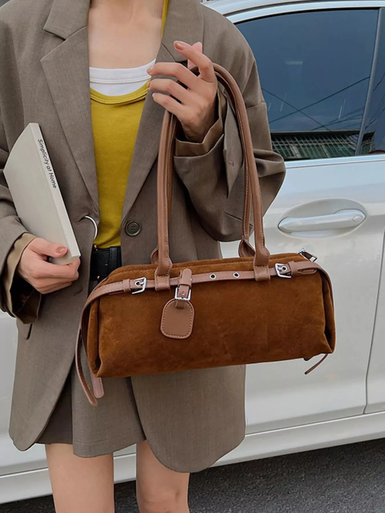 Buckle Decor Shoulder Bag sold by Unique Kulture product image thumbnail 4