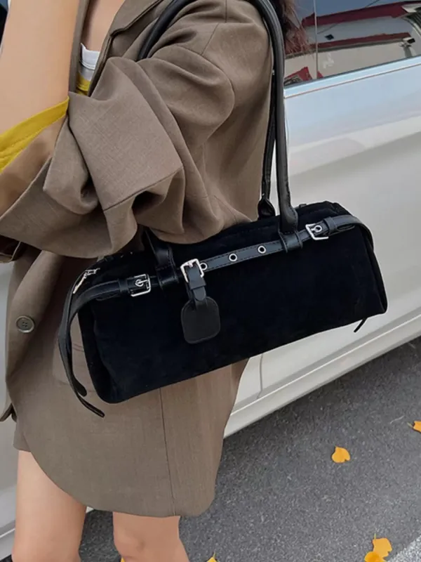 Buckle Decor Shoulder Bag sold by Unique Kulture