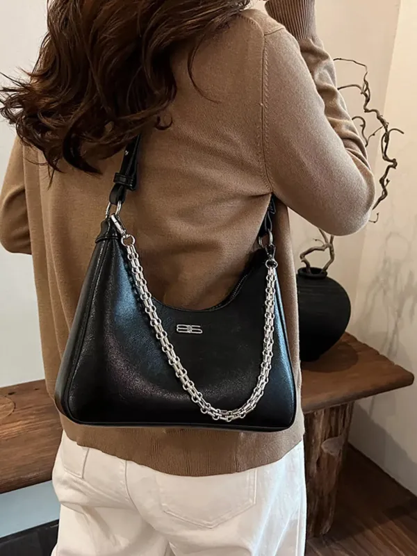 Chain-Accented Crossbody Bag sold by Unique Kulture