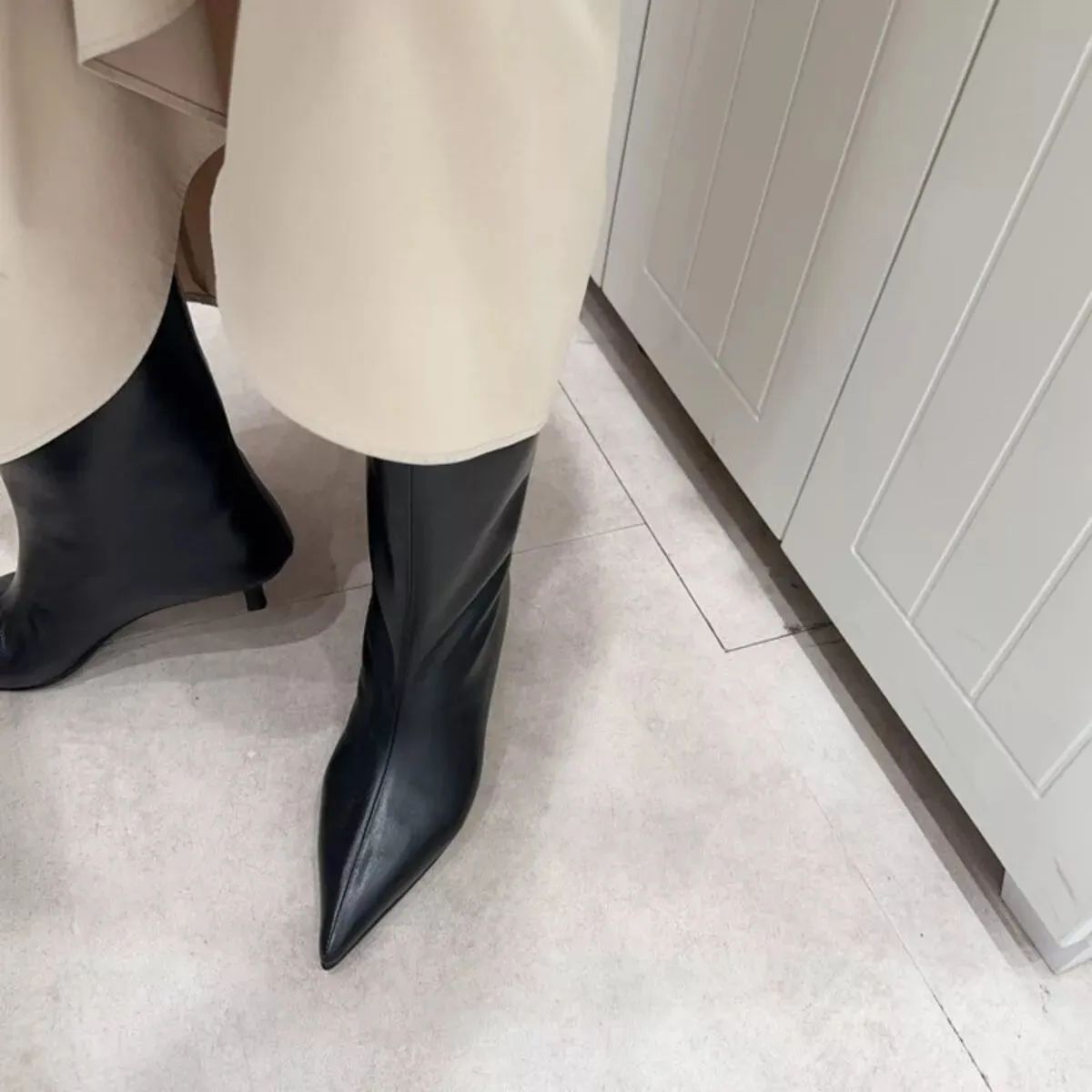 Point Toe Kitten Heels Boots sold by Unique Kulture product image thumbnail 5