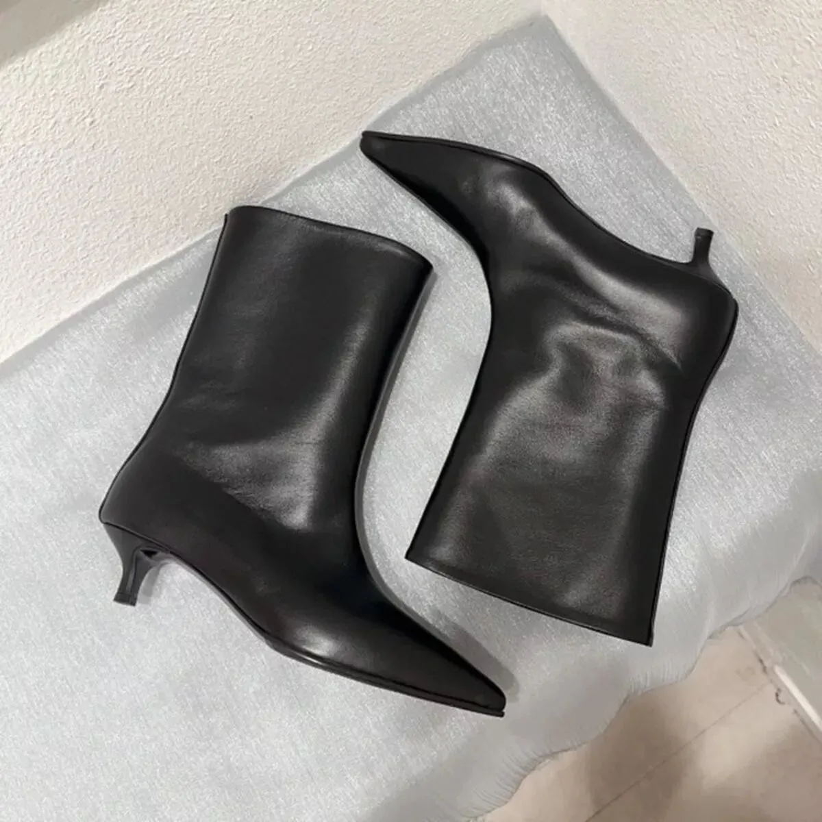 Point Toe Kitten Heels Boots sold by Unique Kulture
