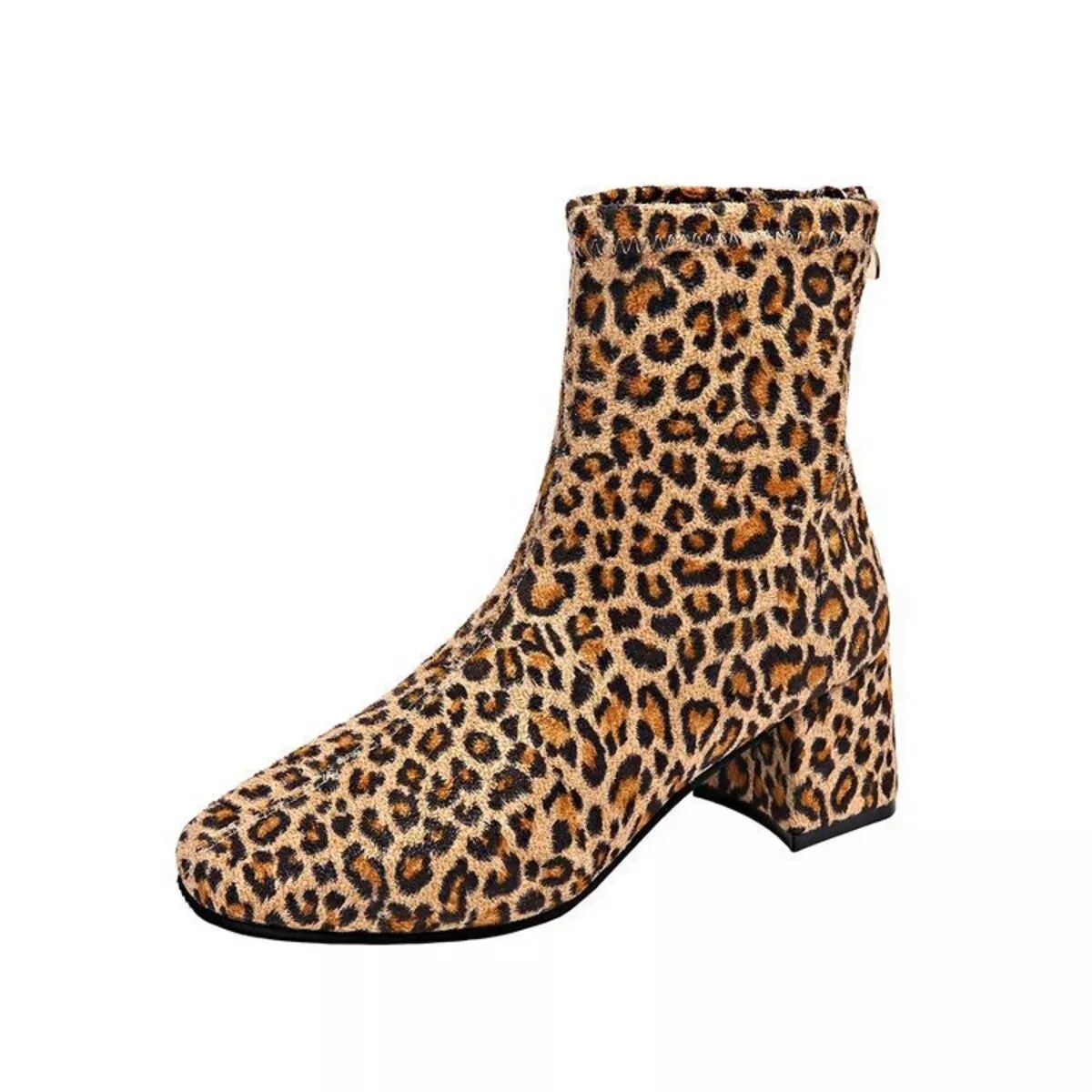 Block Heel Ankle Boots sold by Unique Kulture product image thumbnail 5