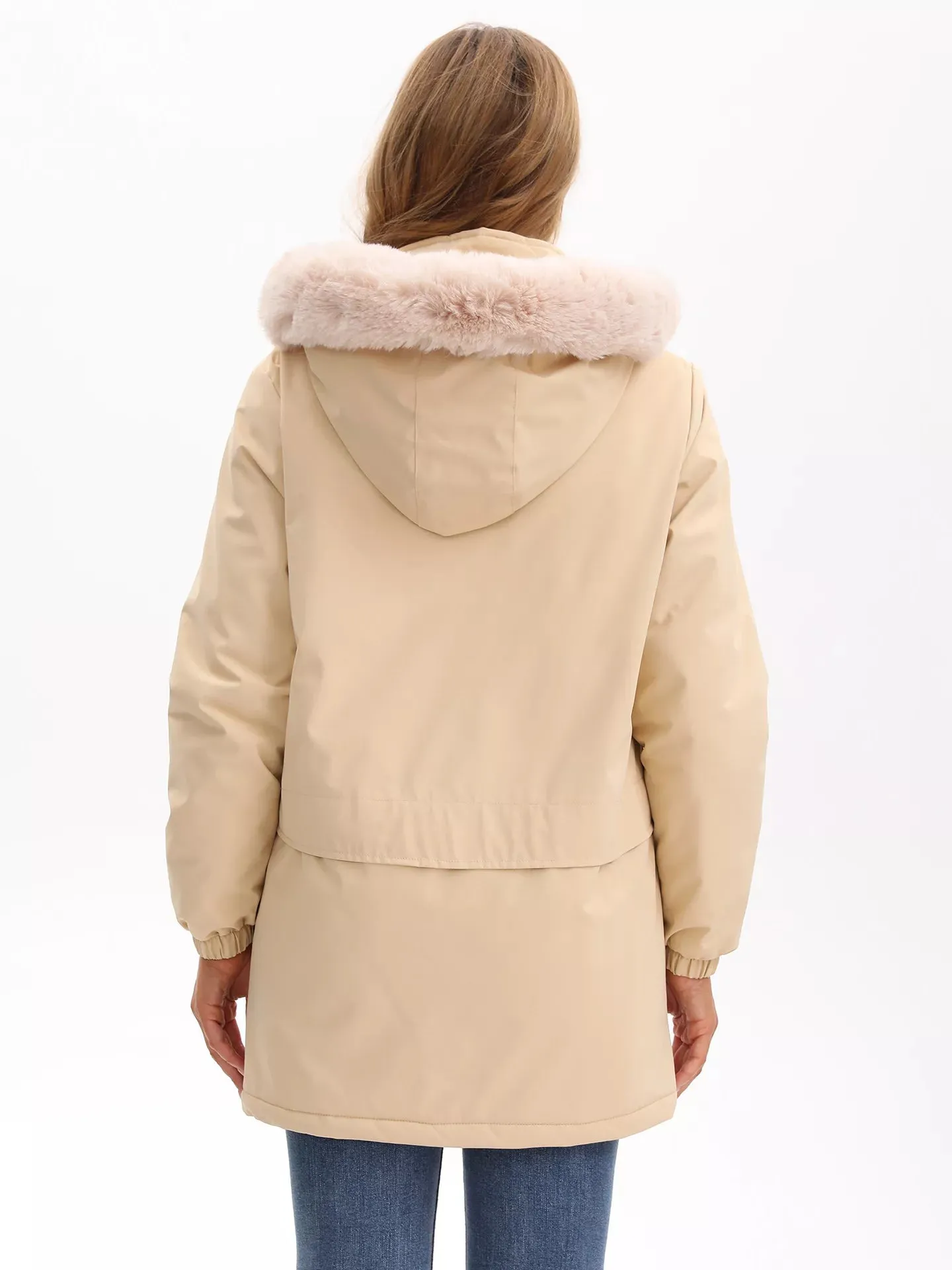Full Size Fur Hooded Warm Winter Parka Outerwear Plus Size sold by Unique Kulture product image thumbnail 3