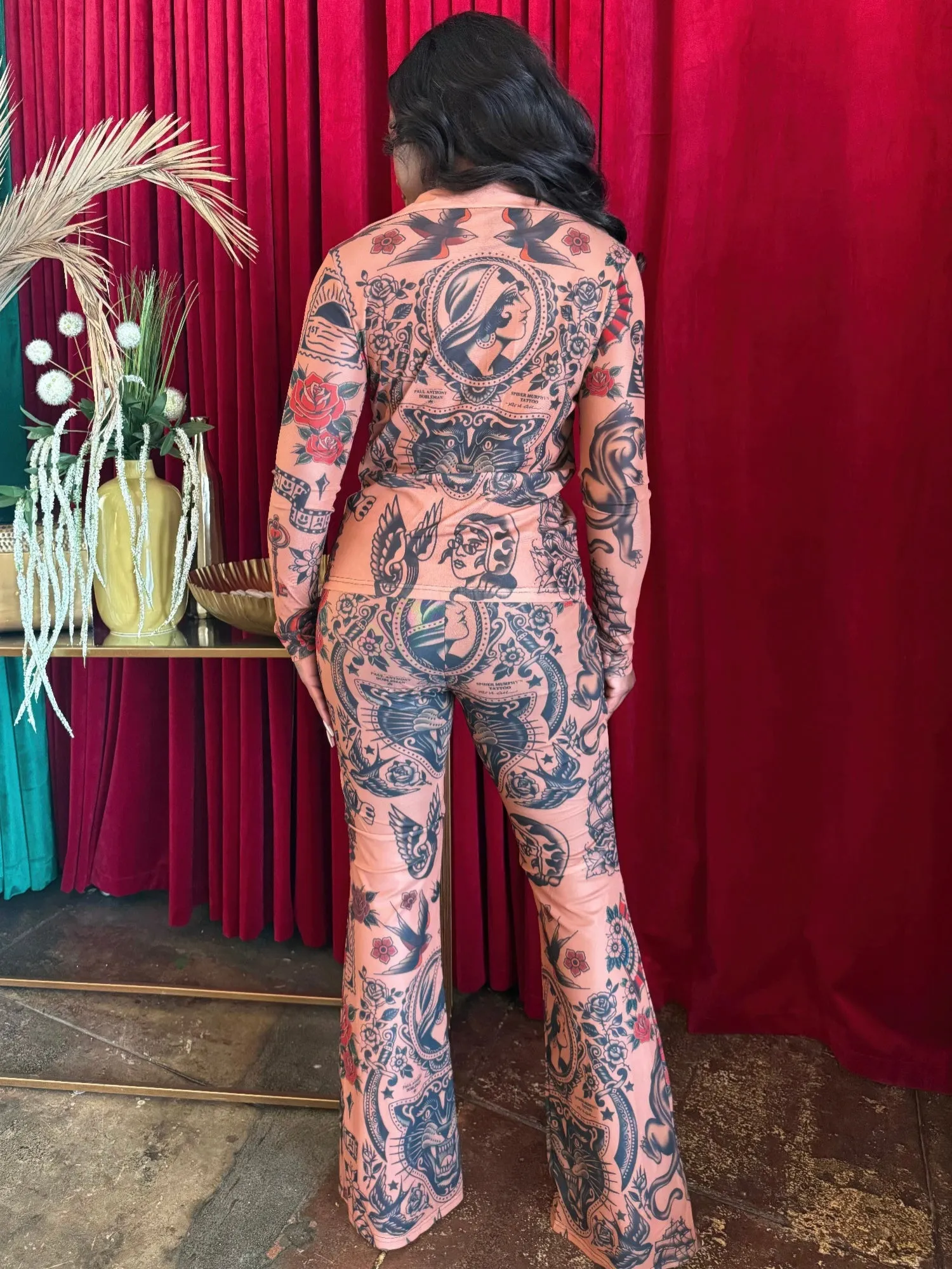 Boho Inked Muse Pant Set sold by Unique Kulture product image thumbnail 3