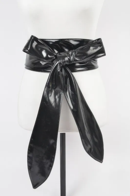 Tie Front Leather Belt made by Unique Kulture