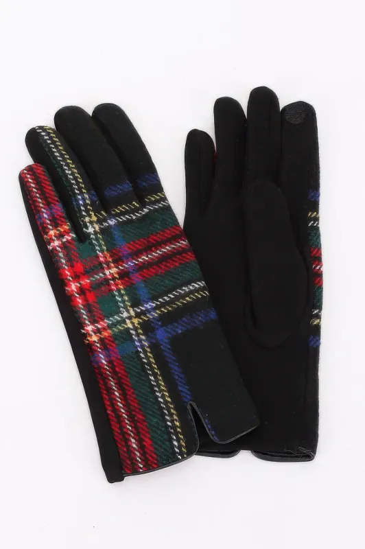 Plaid Pattern Gloves made by Unique Kulture