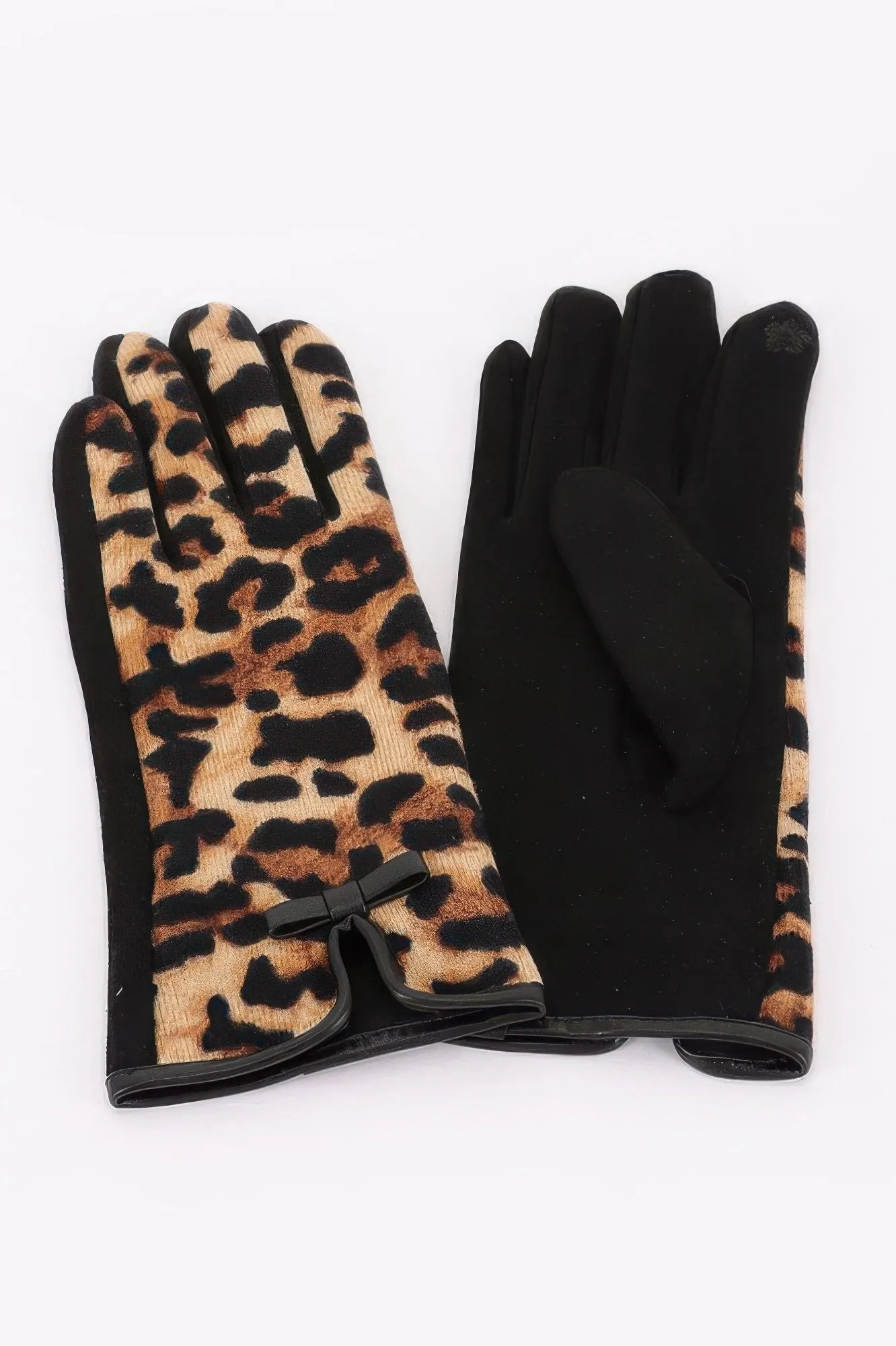 Leopard Print Knitted Gloves sold by Unique Kulture product image thumbnail 3