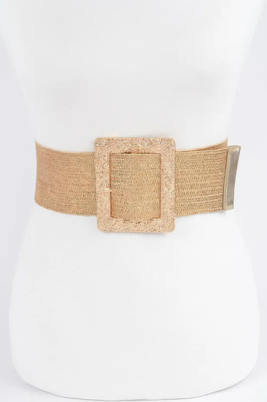 Wide Metal Buckle Plus Size Belt sold by Unique Kulture