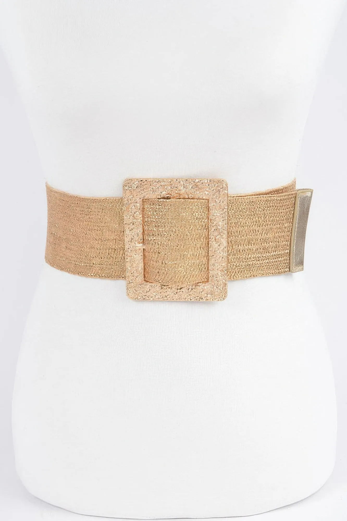 Wide Metal Buckle Plus Size Belt sold by Unique Kulture