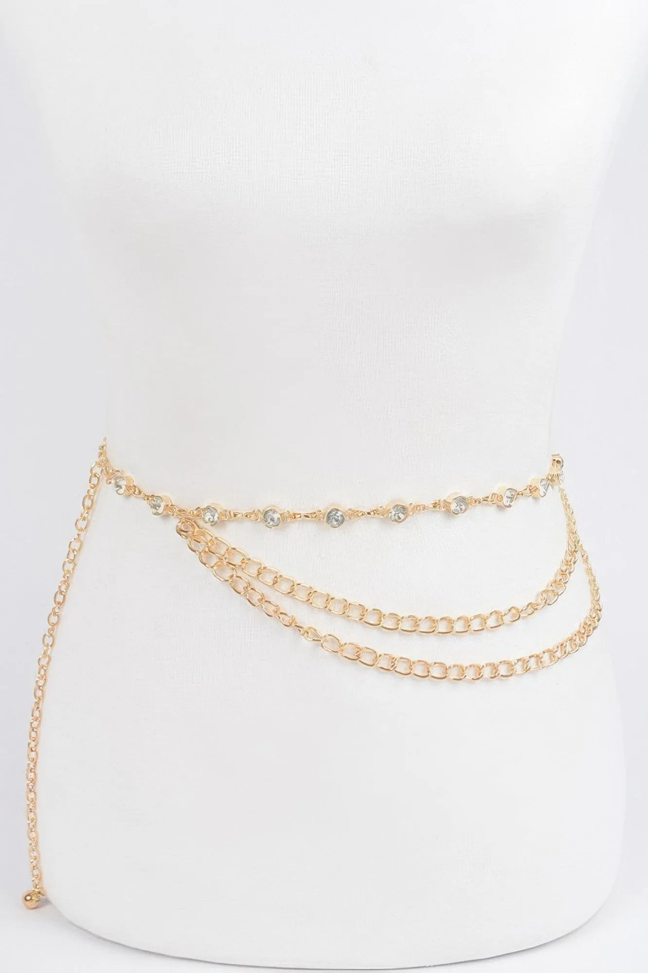Stone Chain Layered Belt sold by Unique Kulture