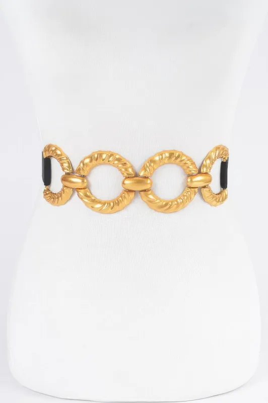 Multi Metal Buckle Elastic Plus Size Belt sold by Unique Kulture