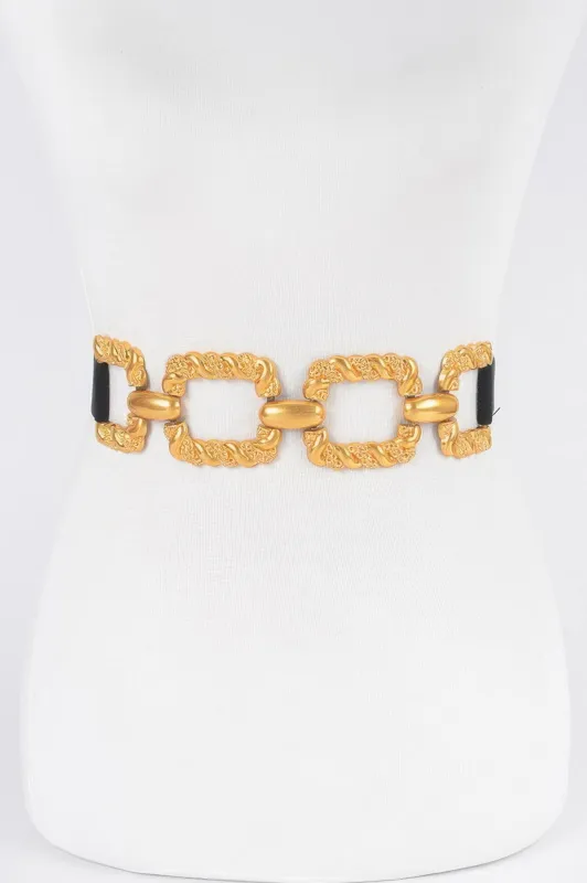 Multi Metal Buckle Elastic Plus Size Belt sold by Unique Kulture