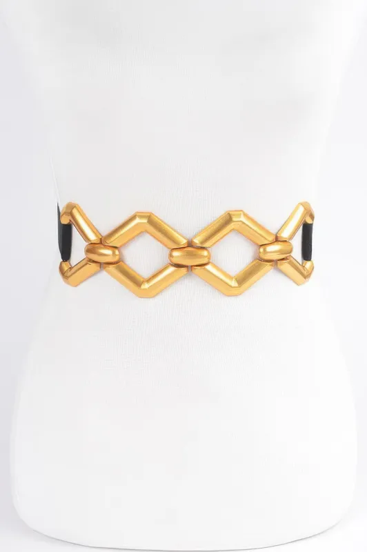 Multi Metal Buckle Elastic Plus Size Belt sold by Unique Kulture