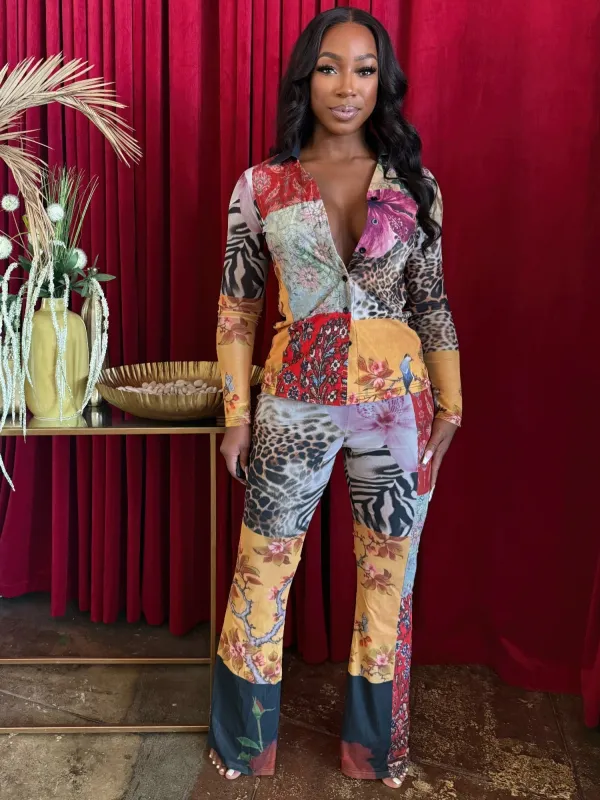 Safari Dreams Pant Set made by Unique Kulture