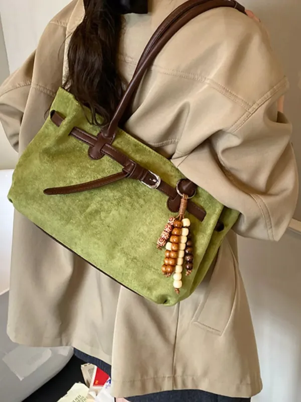 Vintage Suede Tote Bag sold by Unique Kulture