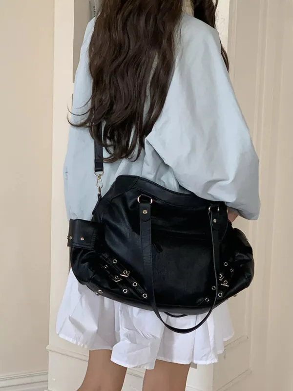 Rivet Decor Crossbody Bag sold by Unique Kulture